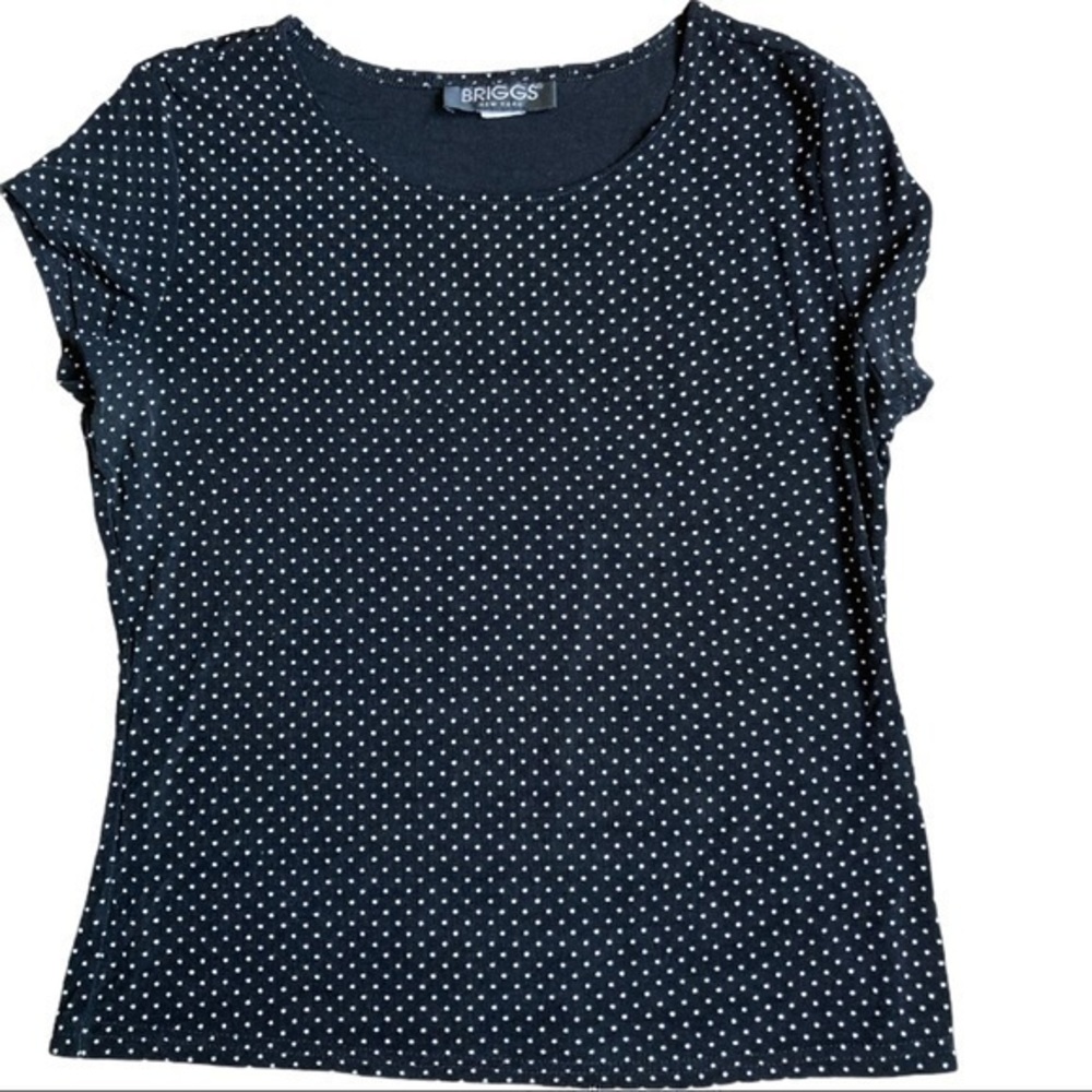 Briggs New York size medium short sleeve blouse